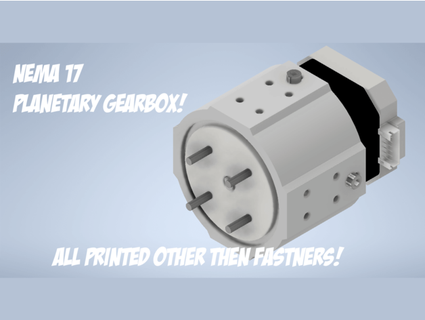 nema 17 planetary gearbox roboticsperformancemanufacturing 3d print model - Mito3D