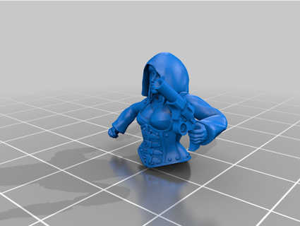 angry sister off-duty dmpumuki 3d print model - Mito3D