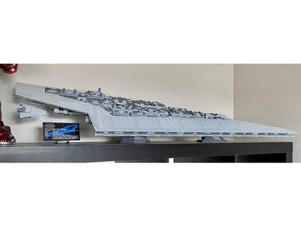 lego star wars executor super destroyer stands 45 deg angle kordain 3d print model - Mito3D