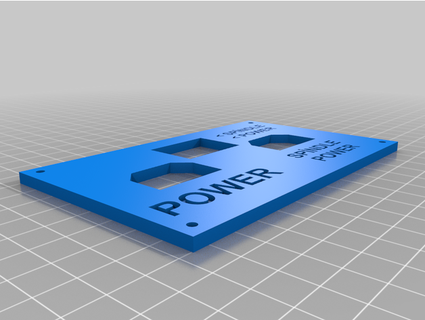 güç priz anahtar zgrshntr 3d print model - Mito3D