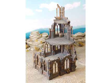 gothic scifi ruin terrain4print 3d print model - Mito3D