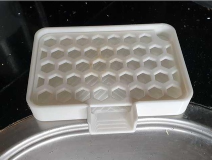 self draining soap tray bar dumbozo 3d print model - Mito3D