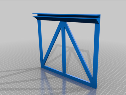 modified ikea expedit kallax glass shelf support kmk1018 3d print model - Mito3D