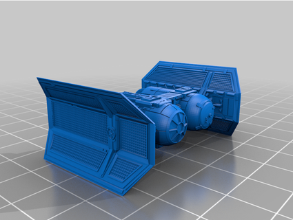 tie shuttle konbayansw 3d print model - Mito3D