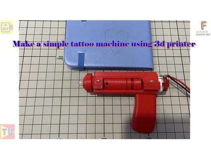 simple tattoo machine zhwang168 3d print model - Mito3D