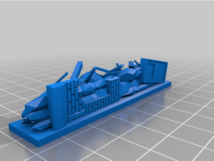 fow street barricades arctic fox 3d print model - Mito3D