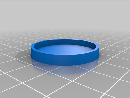 32mm recessed base intheredshirt 3d print model - Mito3D