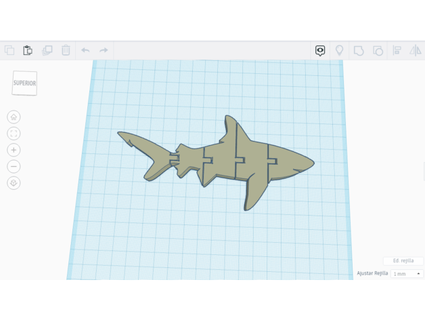 articulated shark justadolphine 3d print model - Mito3D