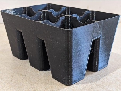 6 cell module tray mk2 seed plug wardy89 3d print model - Mito3D