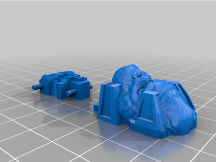 head apeface beast wars mode solus3d 3d print model - Mito3D