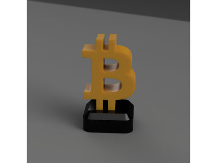 bitcoin logo masaüstü xtreme84 3d print model - Mito3D
