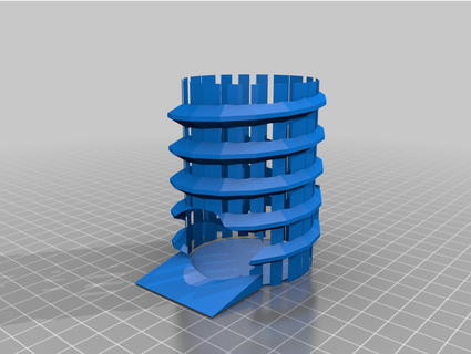 cool dice tower 27jsnow 3d print model - Mito3D