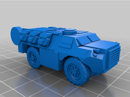 australian army pmv - bushmaster zakariahmt 3d print model - Mito3D