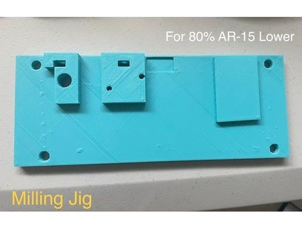 printable ar-15 80 lower receiver milling jig digitaldash 3d print model - Mito3D