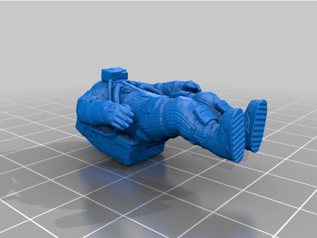 astroman conception rire 3D print model - Mito3D