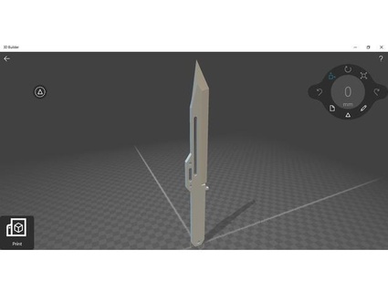 csgo paracord coltello accurato preciso thronex47 3d print model - Mito3D