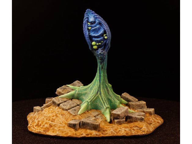 masaüstü bitki pençe kök yabancı örtüsü 32 acımasız 3D print model - Mito3D