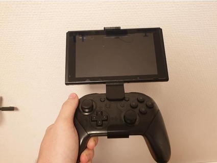 Nintendo interruptor pró controlador monte phone elizer 3d print model - Mito3D