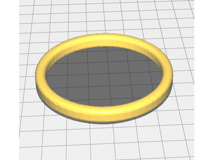 simple ring makramee teegurgler 3d print model - Mito3D