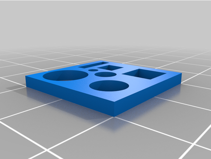 horizontal expansion calibration plate ratzupaltuff  3d print model - Mito3D