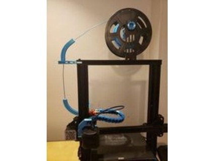 ender 3 v2 cavo catena remixare filamento guide spazzamentozero 3d print model - Mito3D