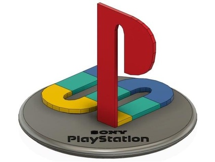 Playstation 3d Logo thejeffchen 3d print model - Mito3D