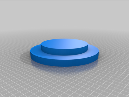 circulaire miniature afficher supporter simonsmagicshoppe 3d print model - Mito3D