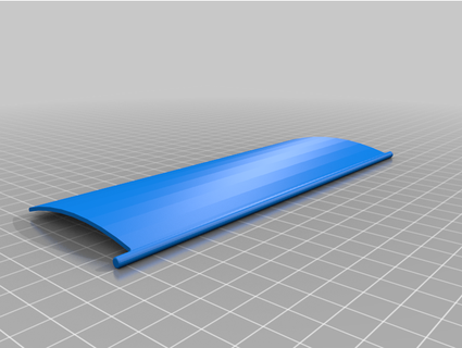 replacement flap - air duct vent adicar27 3d print model - Mito3D