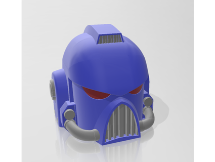 warhammer space marine helmet reprops 3d print model - Mito3D