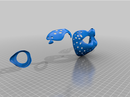 genérico kemono fursuit cabeza zabadisfraces 3d print model - Mito3D