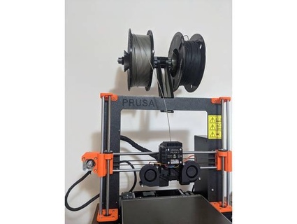 double spool holder prusa mghvgeo 3d print model - Mito3D
