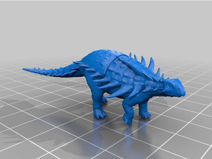 polacanto dinoking27 3d print model - Mito3D