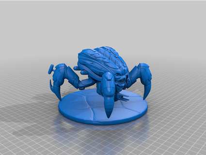 spider mastermind collectible uzarran 3d print model - Mito3D