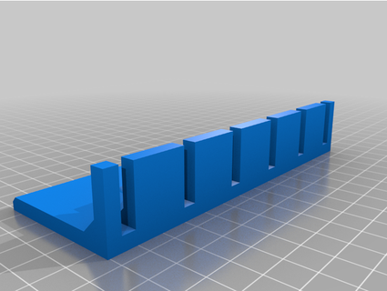 wall tool rack nolhb 3d print model - Mito3D