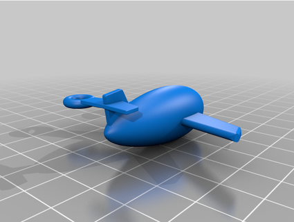airplane pendant jangy 3d print model - Mito3D