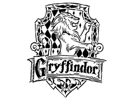 gryffindor stencil 2 longquang  3d print model - Mito3D