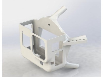 gopro eroe 8 Seguire Camera inseguire parapendio piccola rana 3d print model - Mito3D