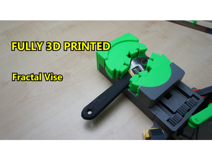 fully 3d printed fractal vise small tomato18 3d print model - Mito3D