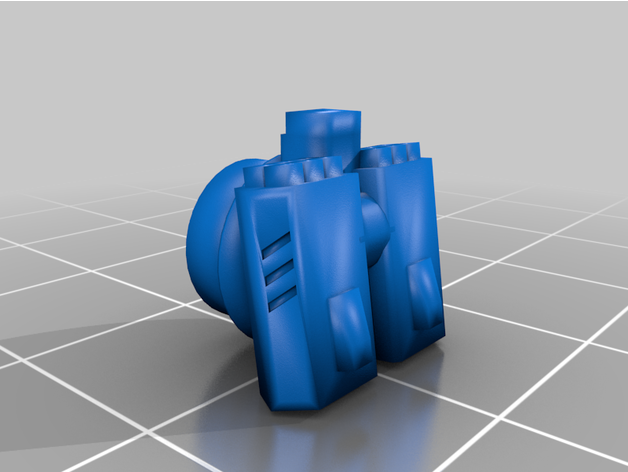 6mm sci fi akrep ışık tank 3D print model - Mito3D