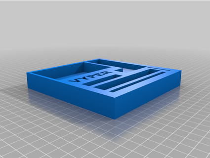 anycubic vyper tiroir incruster garçon feu 3d print model - Mito3D