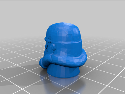 presta valve cap storm trooper threading cyberpriest 3d print model - Mito3D