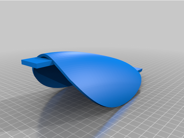 gökyüzü sörfçüsü gölgelik canlı şeytan 3D print model - Mito3D