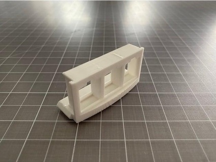 pi rack pedra angular placa frontal mk iiim 3d print model - Mito3D