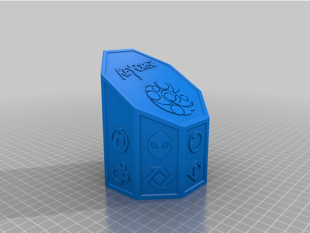 keyforge trofeo skyjedi 3D print model - Mito3D