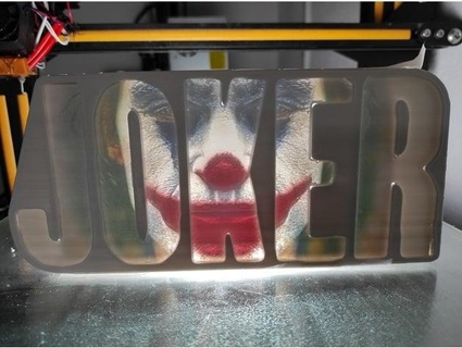 joker stencil lithophane box claudio extreme 3d print model - Mito3D