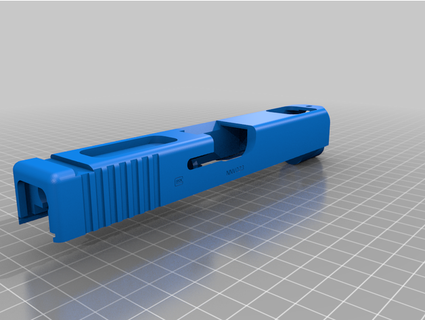 glock 17c completo auto trabajando partes apuntalar pistola medusa arsenal 3d print model - Mito3D