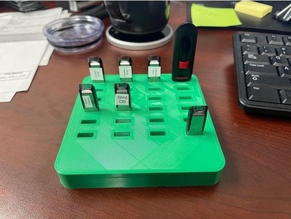 USB dirigir organizador choques elétricos 3d print model - Mito3D