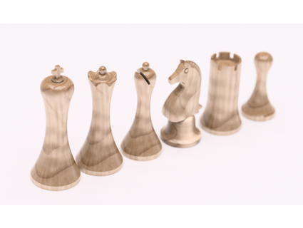 minimal-ish chess set kynes97 3d print model - Mito3D