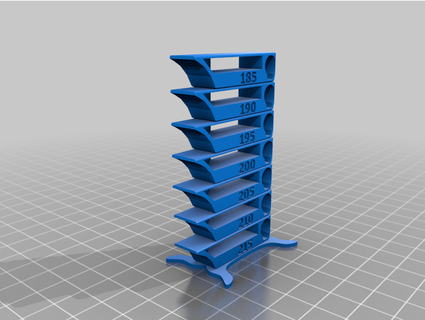 smart compact temperature calibration tower pla thomsont 3d print model - Mito3D