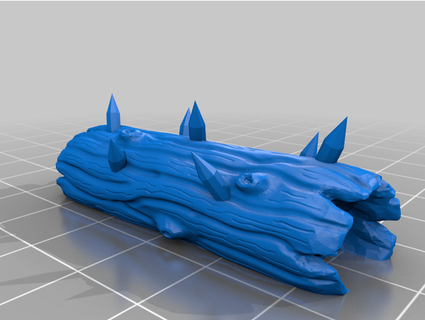 tree logs spiked theaussietinker 3d print model - Mito3D